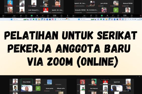 Pelatihan Serikat Baru via Zoom (Online)